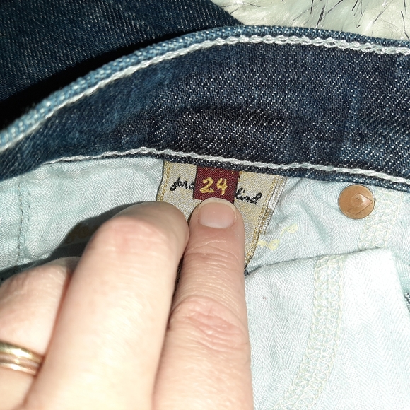 7 For All Man Kind Straight Leg Jeans - Picture 4 of 11